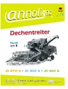 Dechentreiter Mähdrescher Typ JD 270S & JD 300S & JD 360S Bild- Ersatzteilliste & Explosionszeichnungen - annoligno 861